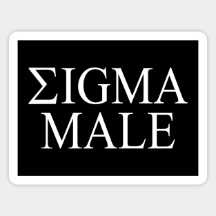 Sigma male Magnet